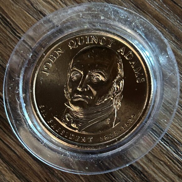 John Quincy Adams 2008 D $1 Coin - Uncirculated - Picture 1 of 2
